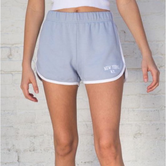 Brandy Melville Light Blue New York Lisette Shorts - Picture 4 of 4